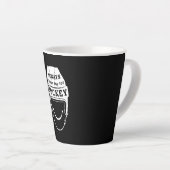 常に素晴らしホッケーの日 カフェラテマグ (右アングル)