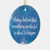 常に素晴信じらしいもの感動的 セラミックオーナメント (右)