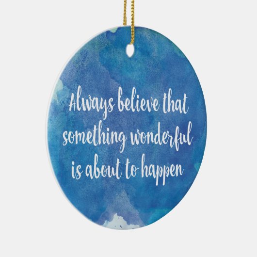 常に素晴信じらしいもの感動的 セラミックオーナメント (右)