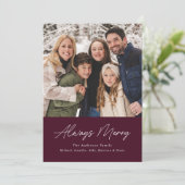 常に紫メリーミニマル2枚の写真 シーズンカード (スタンド正面)