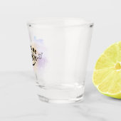 常に紫前向き黄 ショットグラス (右)
