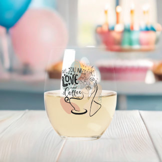 常に紫前向き黄 ステムなしワイングラス