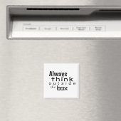 常に考え箱の外に出感動的る マグネット (インサイチュ (食洗機))