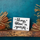 常に自信じ分に フォトプラーク (側面)