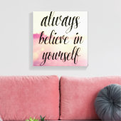 常に自信じ身で2 キャンバスプリント (インサイチュ (リビング))