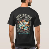常に自分であれ、猫にもなれるネコTシャツ Tシャツ (裏面)