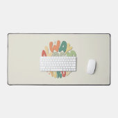 常に自分でいよう – 秋感動的 デスクマット (キーボード&マウス)