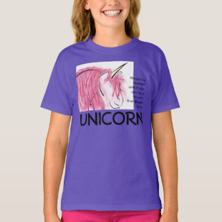 常に自分でいること3/4ティーガール Tシャツ