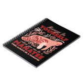 常に自分でいること,管理,動物のオーナメント ノートブック (左側)