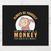 常に自分の猿になれ ビールラベル (シングルラベル)