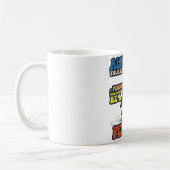 常に自分らしく コーヒーマグカップ (左)