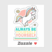 常に自分らしく シール (シート)