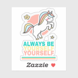 常に自分らしく シール