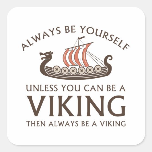 常に自分らしく スクエアシール (正面)