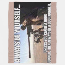 常に自分らしく フリースブランケット