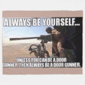 常に自分らしく フリースブランケット (正面(横))