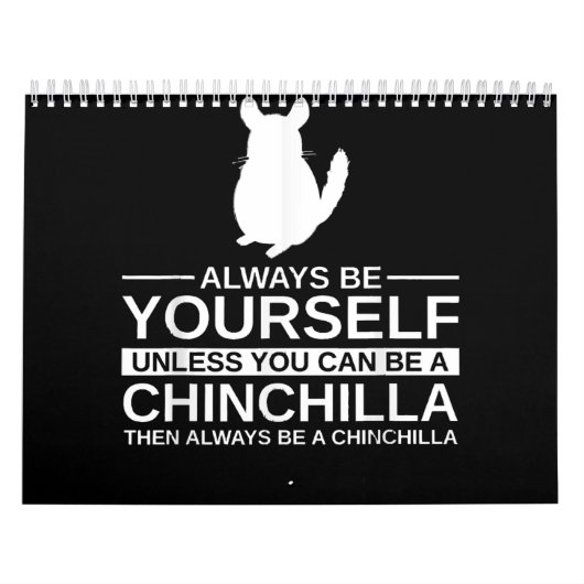 常に自分自身のチンチラのギフトの女男性へ性 カレンダー (カバー)