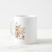 常に自分自身の女王蜂であれ コーヒーマグカップ (正面左)