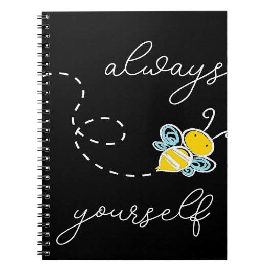 常に自分自身の蜂の贈り物、私は蜂が大好き、養蜂 ノートブック (正面)