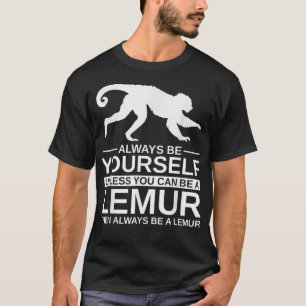 常に自分自身をレムールギフト女男性へ性Primat Tシャツ