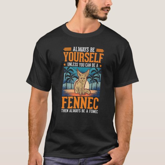 常に自分自身Fennec砂漠のキツネFennec Tシャツ (正面)