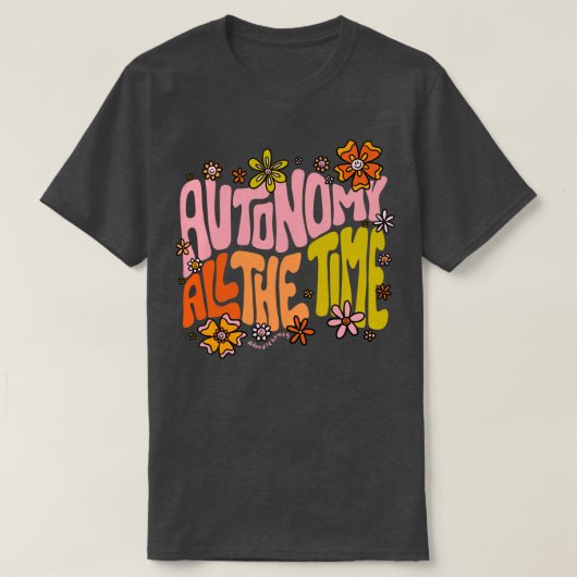 常に自治する Tシャツ (デザイン正面)