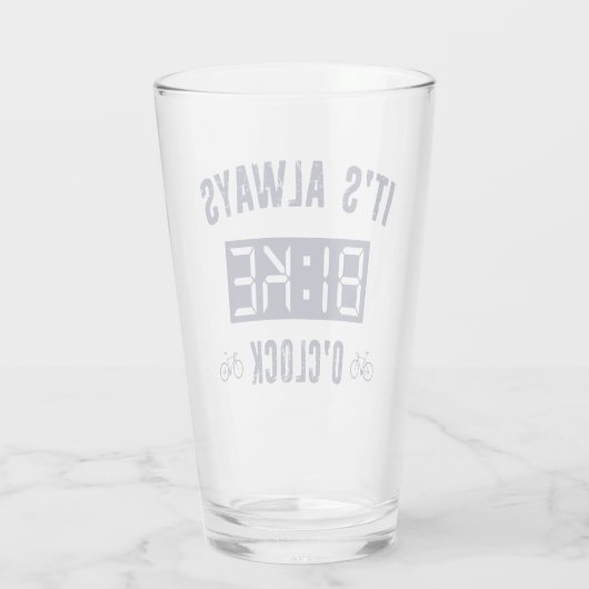 常に自転車の時間さ タンブラーグラス (裏面)