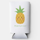 常に衣服あなたのクラウンパニーパイナップル スリム缶クーラー (正面)