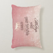 常に衣服ザインビジブルクラウン引用文 アクセントクッション (正面(垂直))