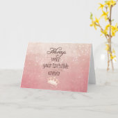 常に衣服ザインビジブルクラウン引用文 カード (黄色い花)