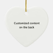 常に記憶感動的する セラミックオーナメント (裏面)