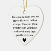 常に記憶感動的する セラミックオーナメント (左)