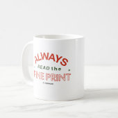 常に読プリント素晴らし妊娠が明らかになる コーヒーマグカップ (正面左)