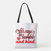 常に謙虚で親切なボスレディボスバーベブラック トートバッグ (裏面)