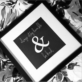 常に謙遜して親切な黒を維持 ポスター