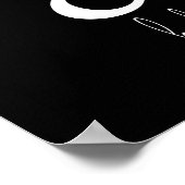 常に謙遜して親切な黒を維持 ポスター (角)