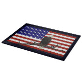 常に警戒するハゲワシ カッティングボード (角)