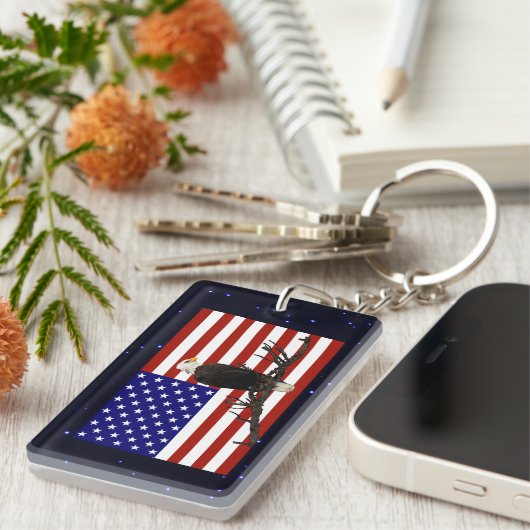 常に警戒するハゲワシ キーホルダー (正面右)