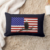 常に警戒するハゲワシ ランバークッション (ブランケット)