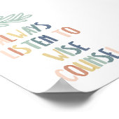 常に賢明なポ聞スターにBohoパステル ポスター (角)