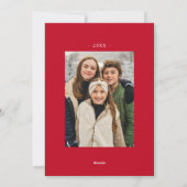 常に赤メリーミニマル2写真 シーズンカード (裏面)