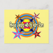 常に踊りとレトロ星 シーズンポストカード (正面)