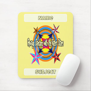 常に踊りとレトロ星 マウスパッド