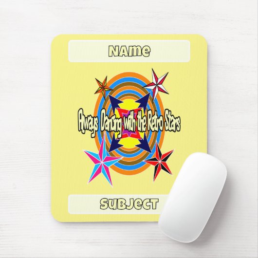常に踊りとレトロ星 マウスパッド (マウス)