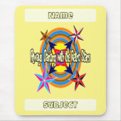 常に踊りとレトロ星 マウスパッド (正面)