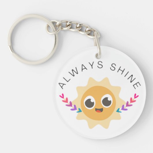 常に輝く キーホルダー (正面)