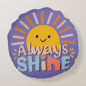 常に輝く ラウンドクッション (裏面)