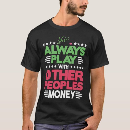 常に遊他の人と一緒に金のストンク市場 Tシャツ (正面)