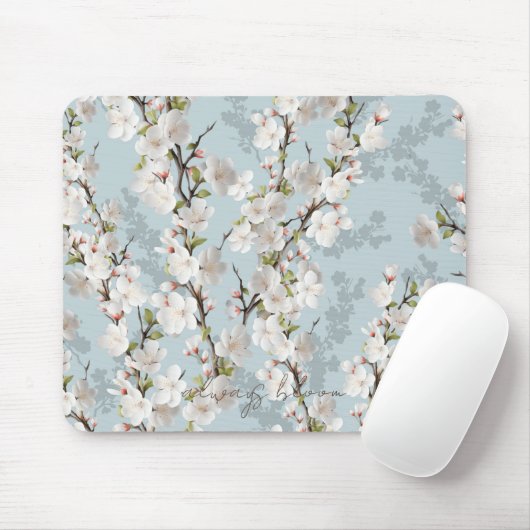 常に開花編集可能文字 マウスパッド (マウス)