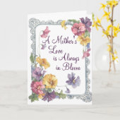 常に開花- Greeting Card カード (黄色い花)